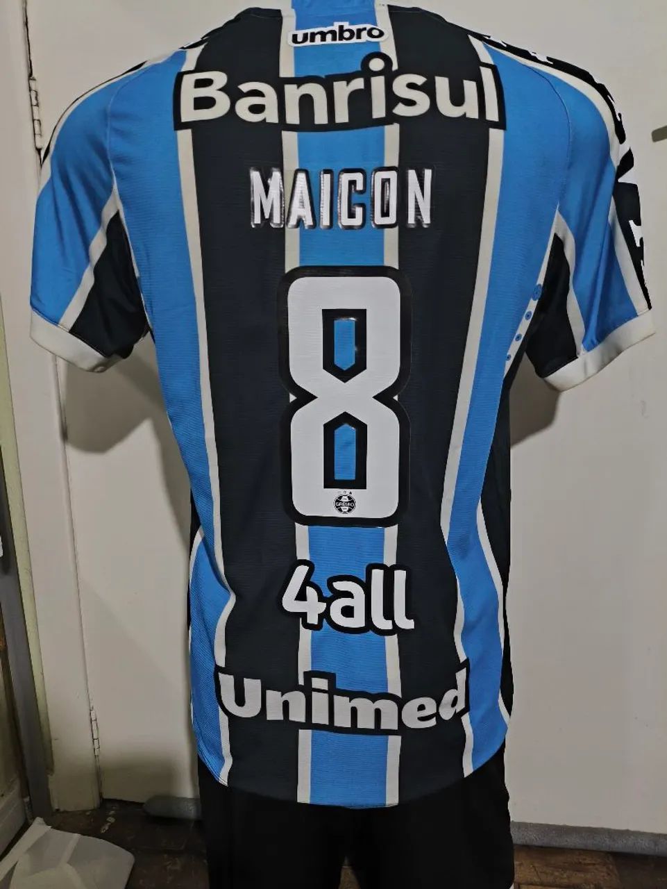 Camisa Grêmio 2016 de jogo Maicon #8 GG - Foto 4