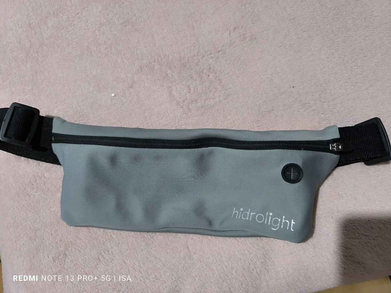 Cinto pochete de corrida Hidrolight Cinza