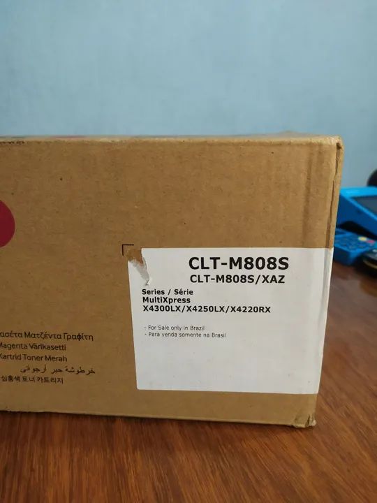 Cartucho Toner de Tinta Magenta Samsung M808S (NOVO, LACRADO E ORIGINAL) - Foto 3