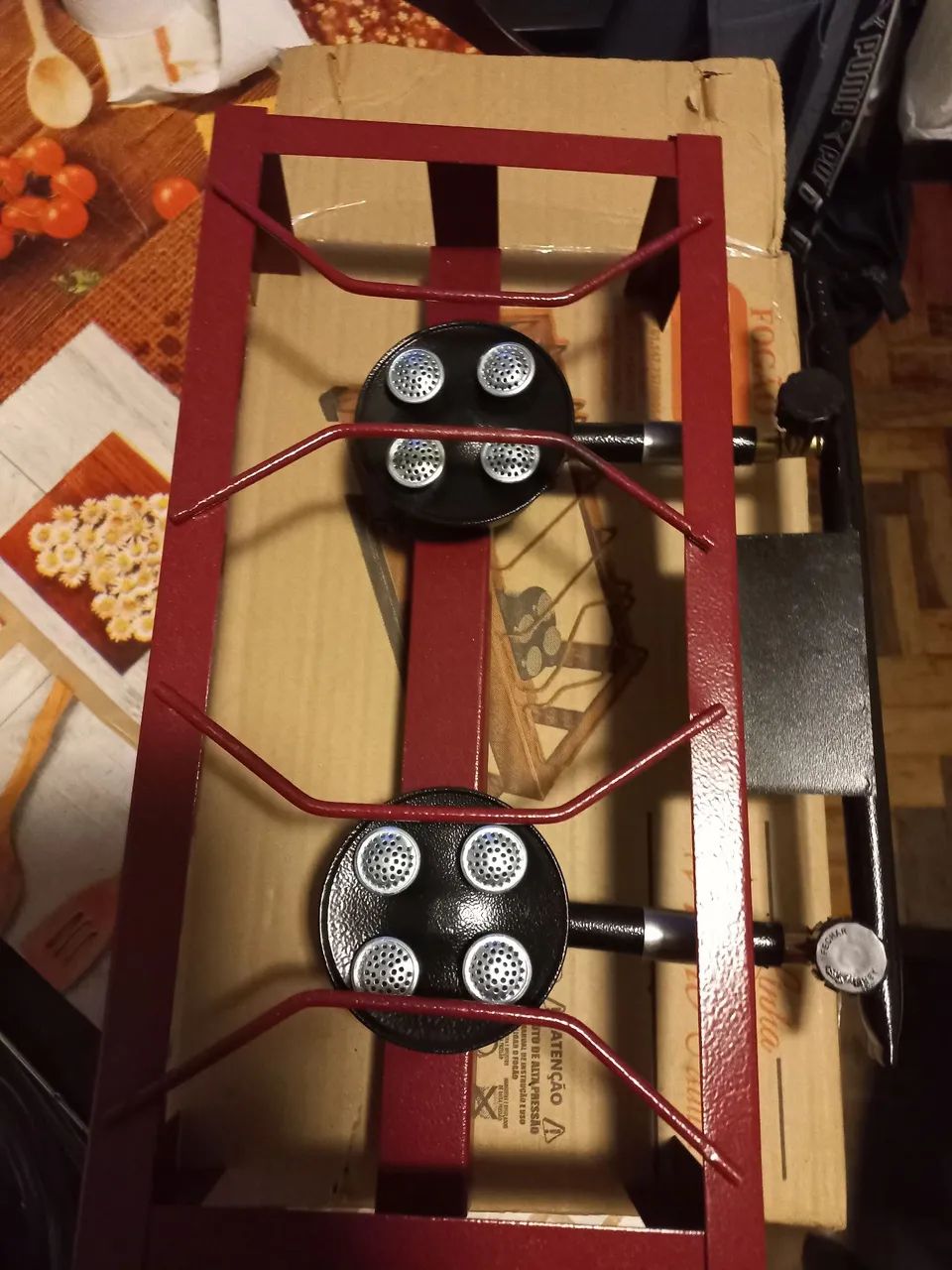 Fogao Semi industrial 2 bocas Alta Pressao  compacto - Novo. - Foto 5