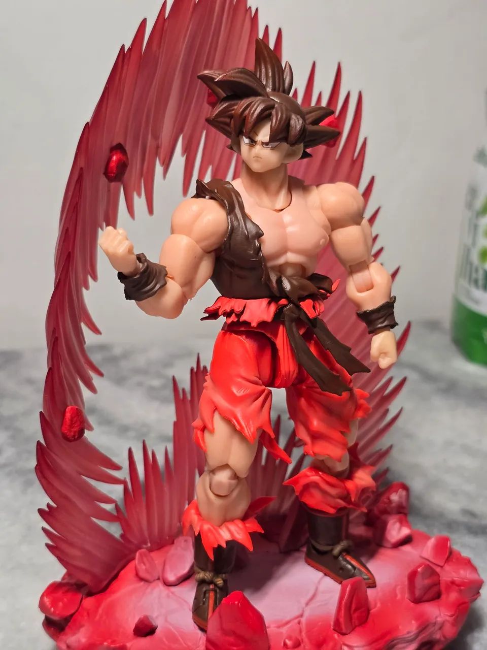 Dragon ball Z Goku Kaioken E&C lacrado com effect  - Foto 3