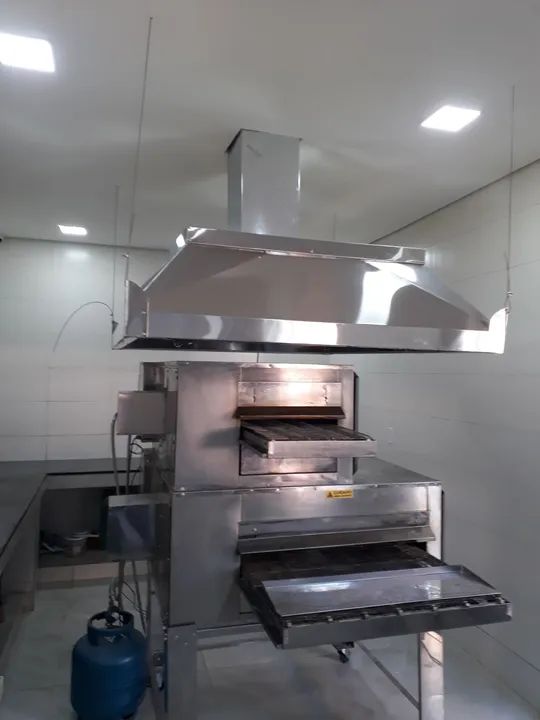 Coifa de aço inox para cozinha industrial - Foto 5