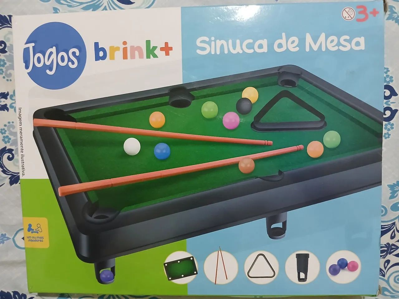 Sinuca de Mesa (ler descrição)