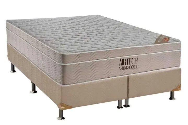 Cama Box Airtech Spring Pocket Queen 198cmx158cm