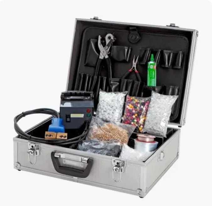 Máquina de fazer chinelos 220v e Maleta para personalizar chinelos - Foto 5