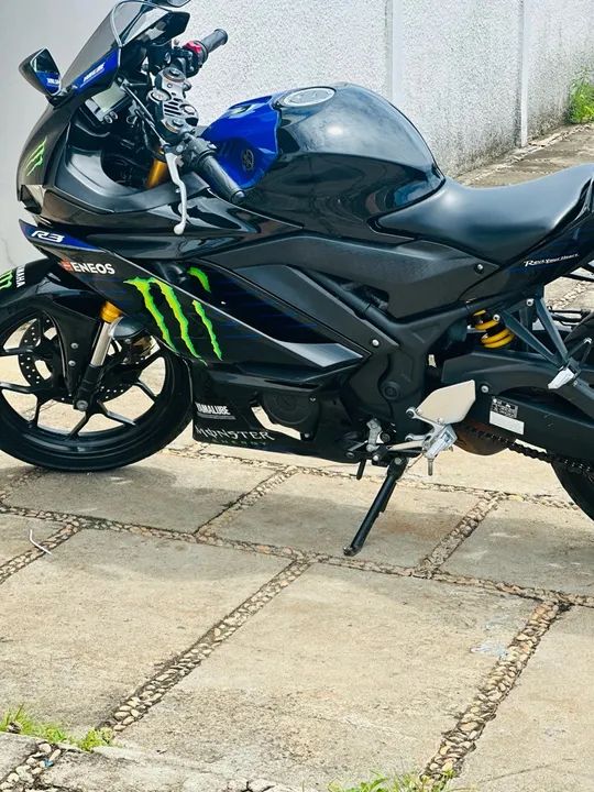Yamaha R3 Monster Energy - Impecável! - Foto 2