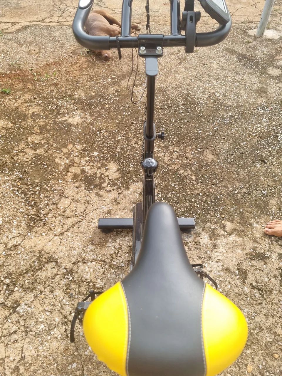 Bicicleta ergometrica spinning.