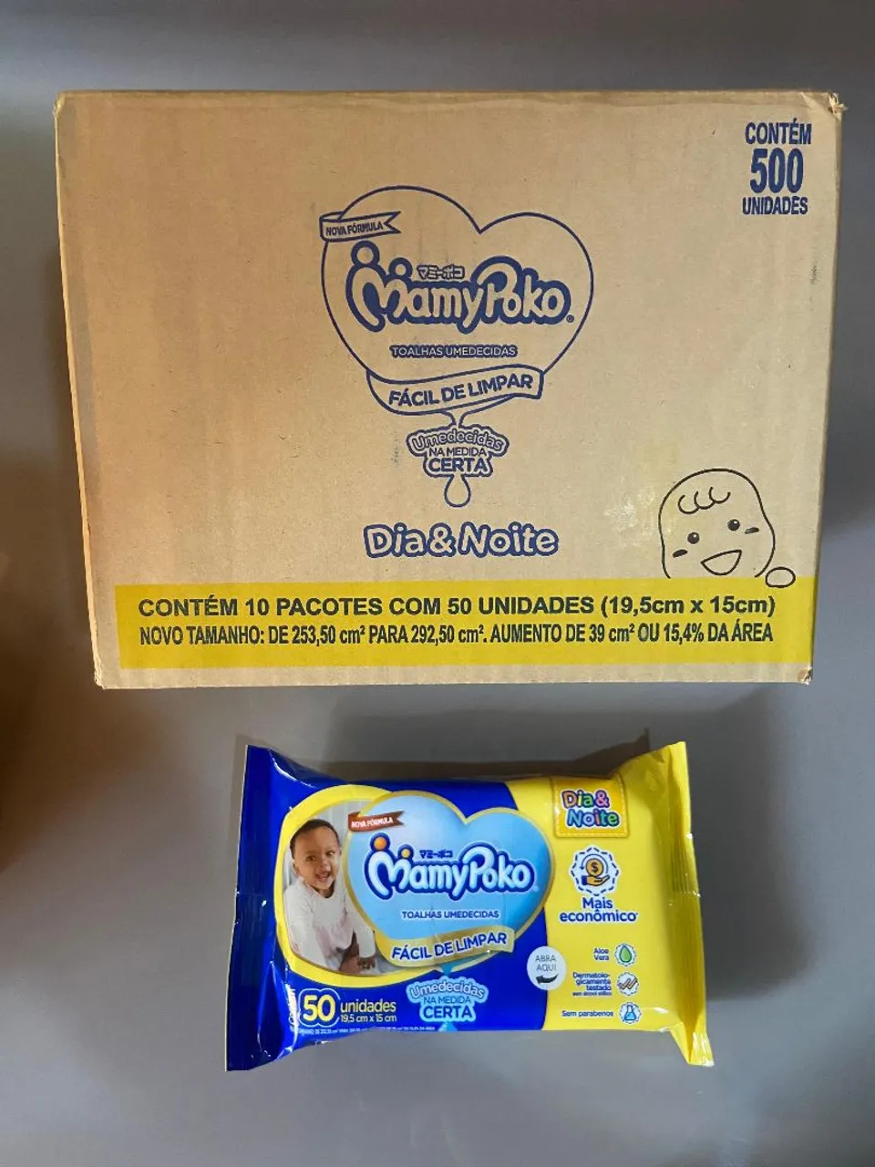 Lenços Umedecidos MamyPoko - Caixa com 500 unidades