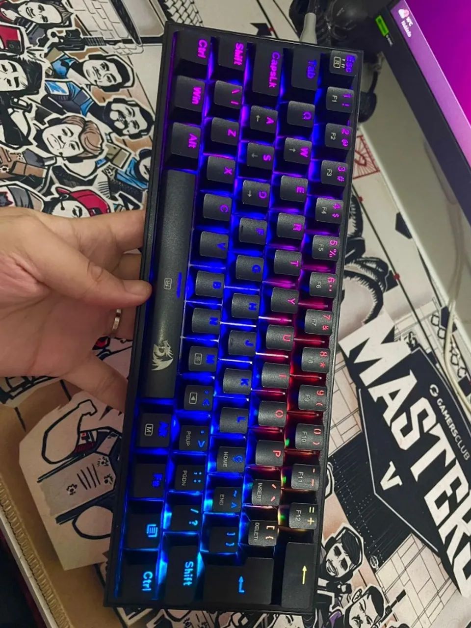 Teclado Gamer Redragon Fizz 60% - Foto 4