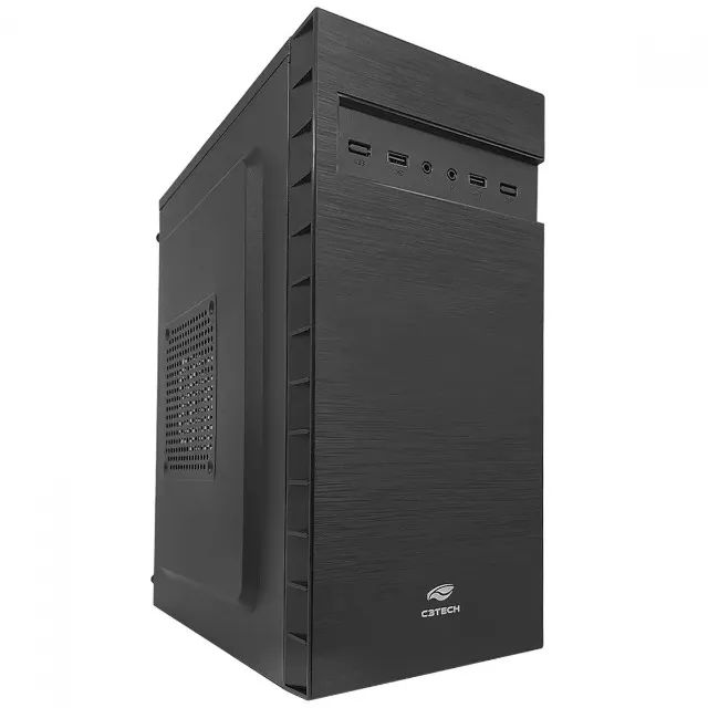 Gabinete Office C3Tech MT-32BK - Micro-ATX e Mini-ITX - WZetta