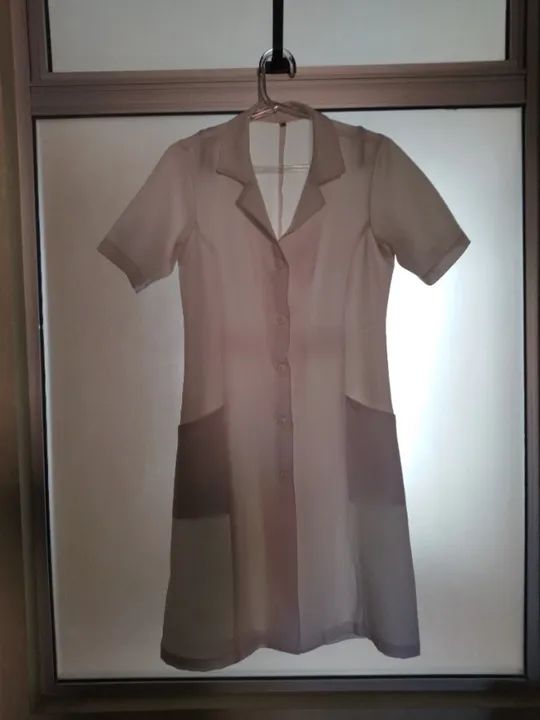 Jaleco branco manga curta - Foto 5