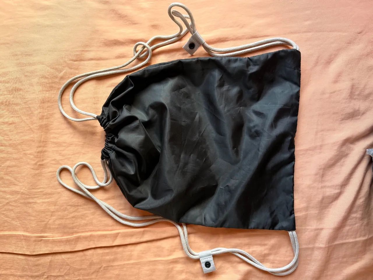 Mochila Saco Esportiva Preta Adidas - Foto 4