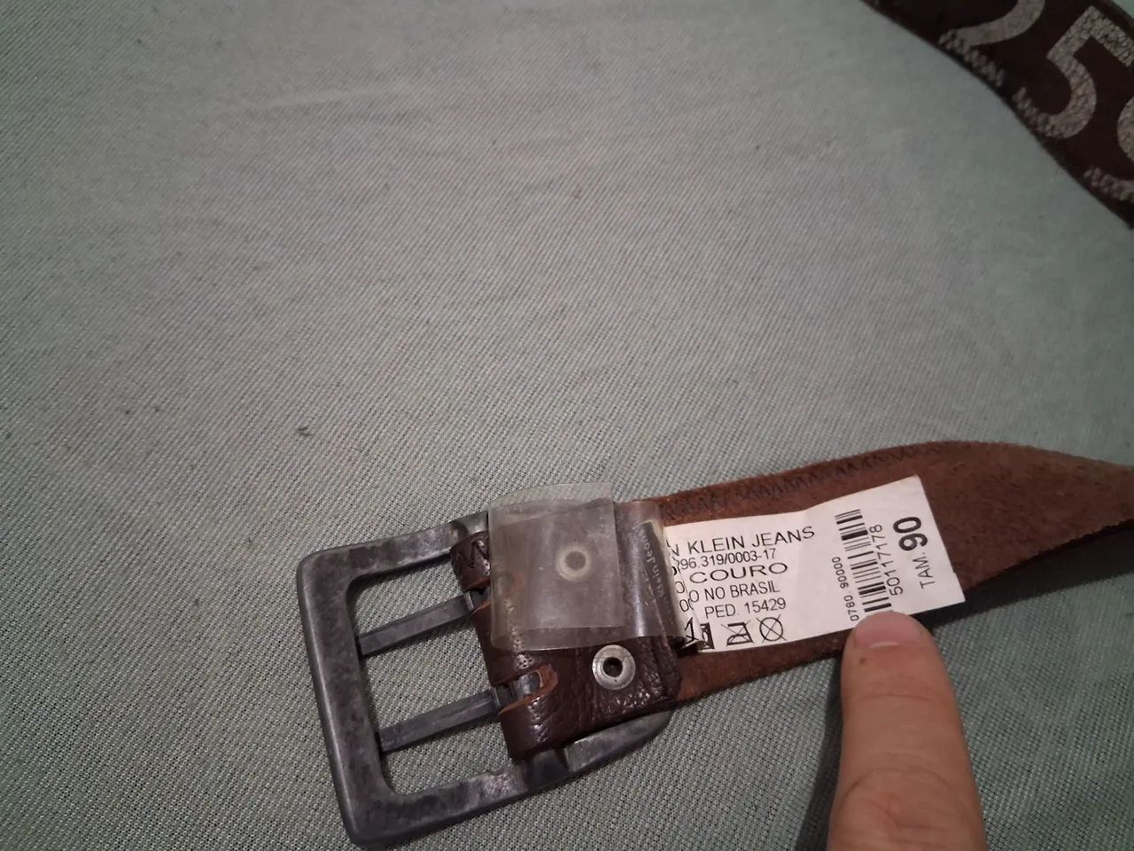 Cinto CKJ Jeans Marrom - Foto 3