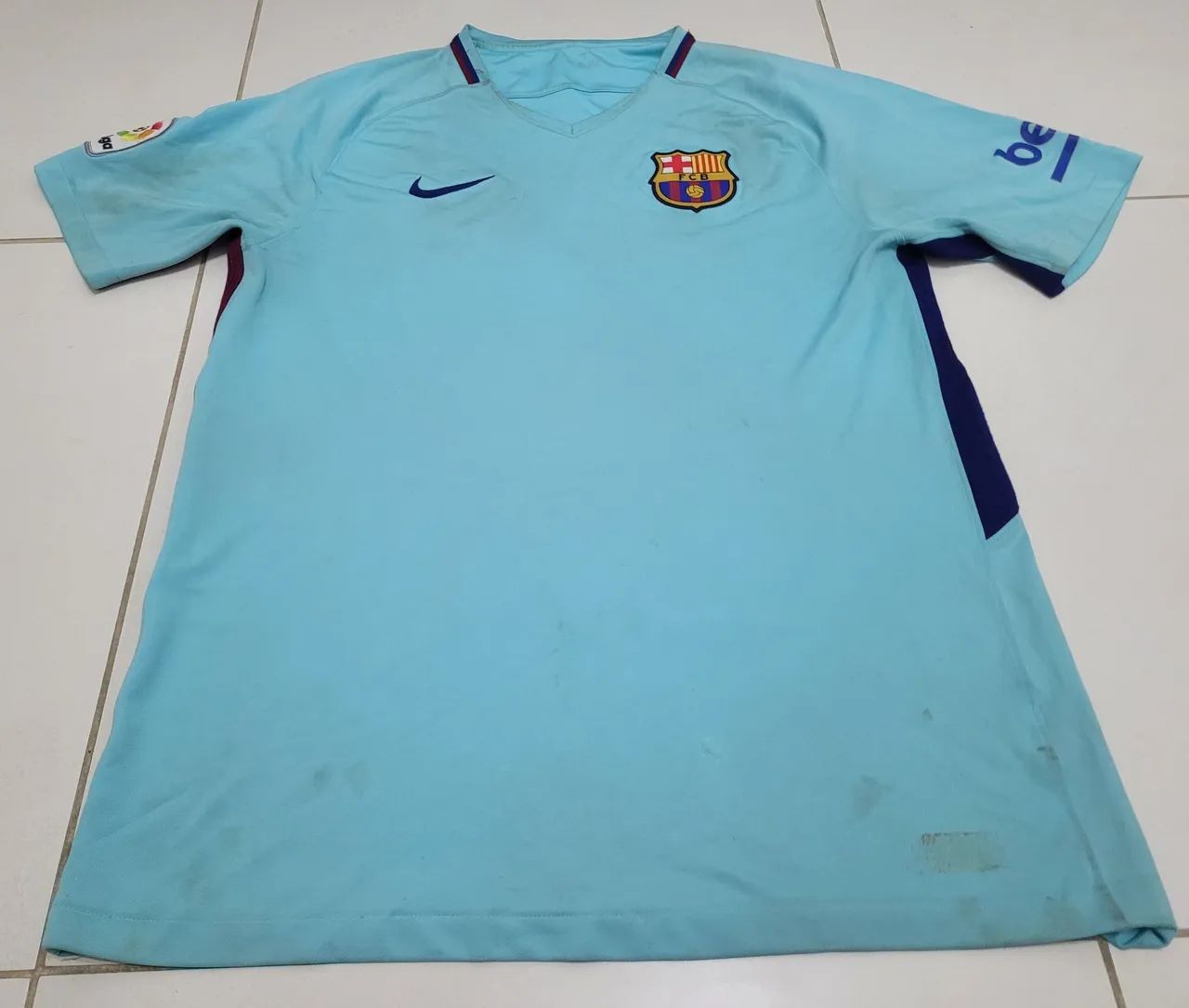 Camisa Barcelona nike azul tam G