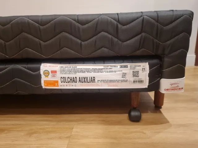 Cama Box Ortocrin com Cama Auxiliar Mais Colchão Seminovos - Foto 3