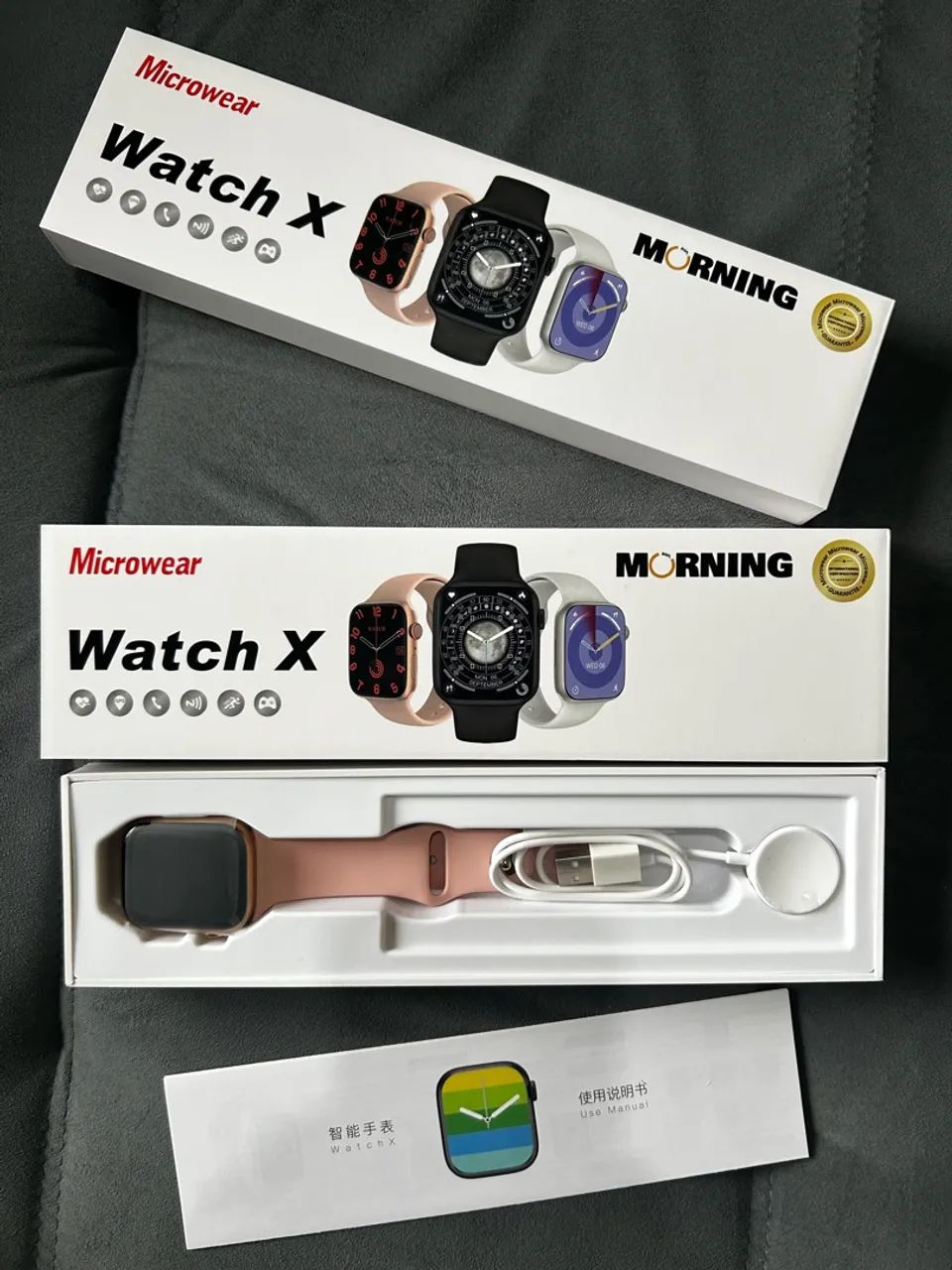 Smartwatch lançamento rosa 