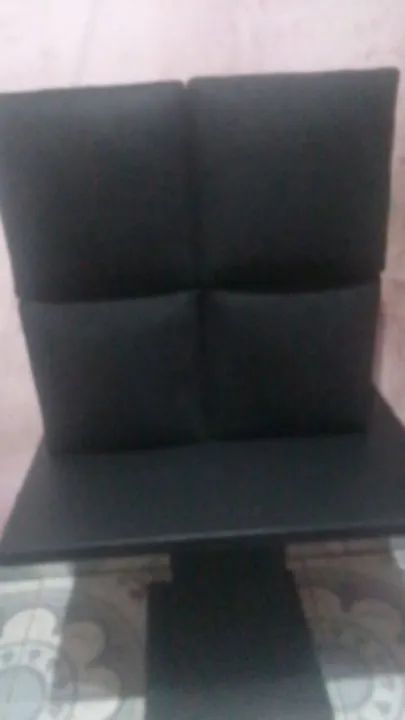 Mesa de Jantar Moderna Preta - Foto 4