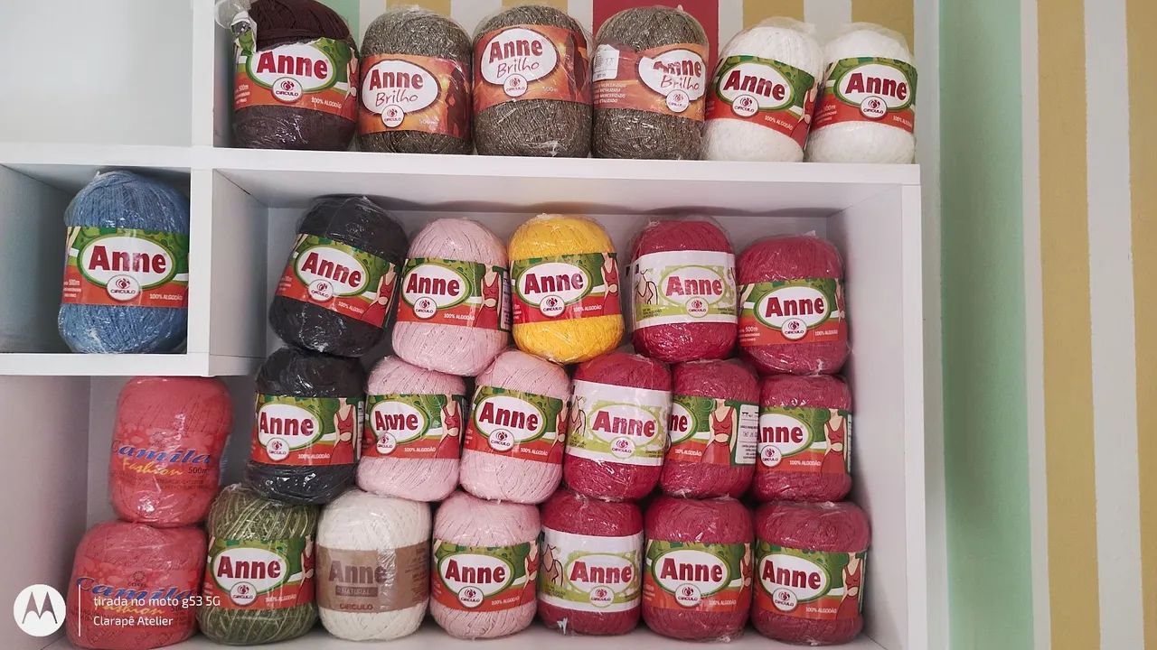 Fio para crochê Anne - Diversas cores - Foto 2