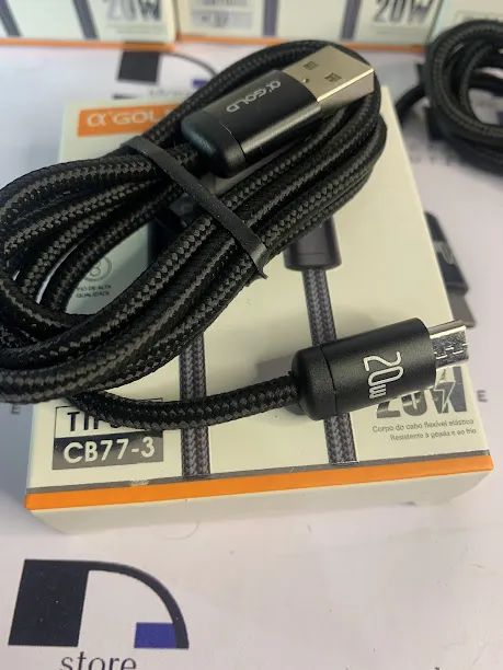 Cabo para fonte USB 20W Agold - Foto 2