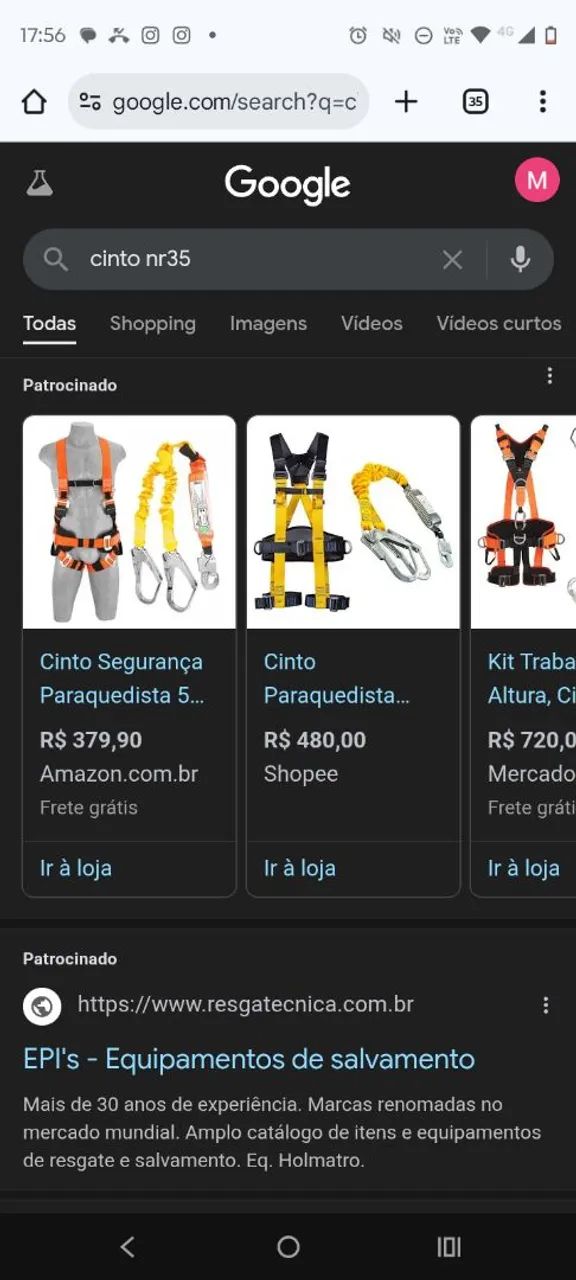 Cinturão de segurança e talabarte - Foto 2