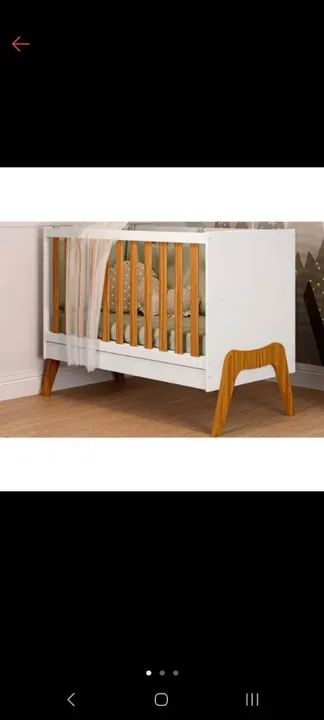 Berço de madeira 