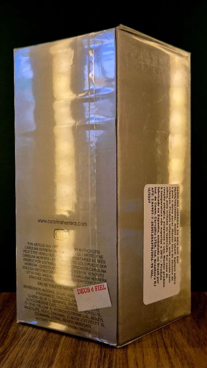 Perfume Importado 212 MEN NYC 200ml EDT Original Lacrado - Foto 2