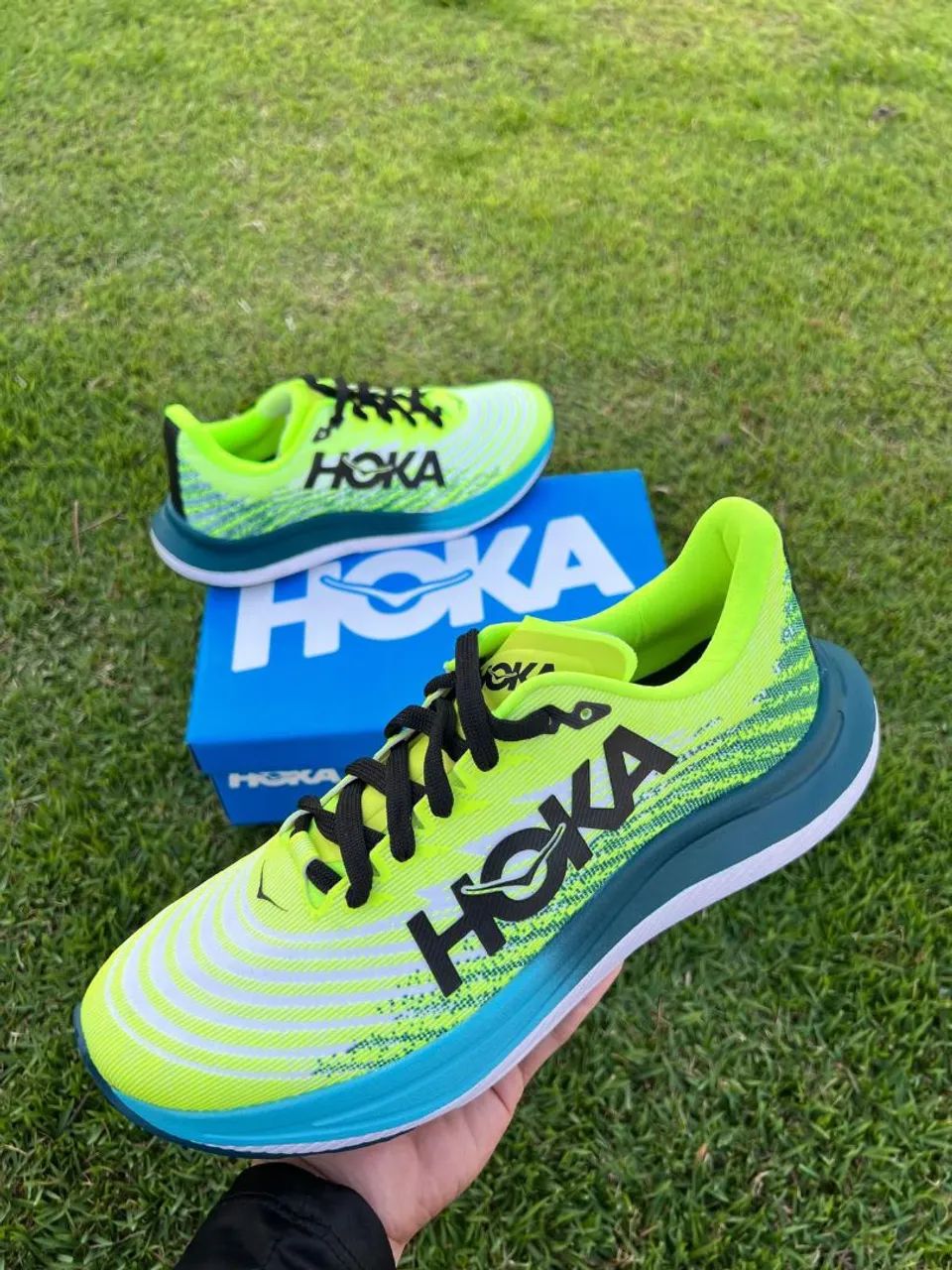 Tênis Hoka Mach 5 - Verde e Branco - Foto 3
