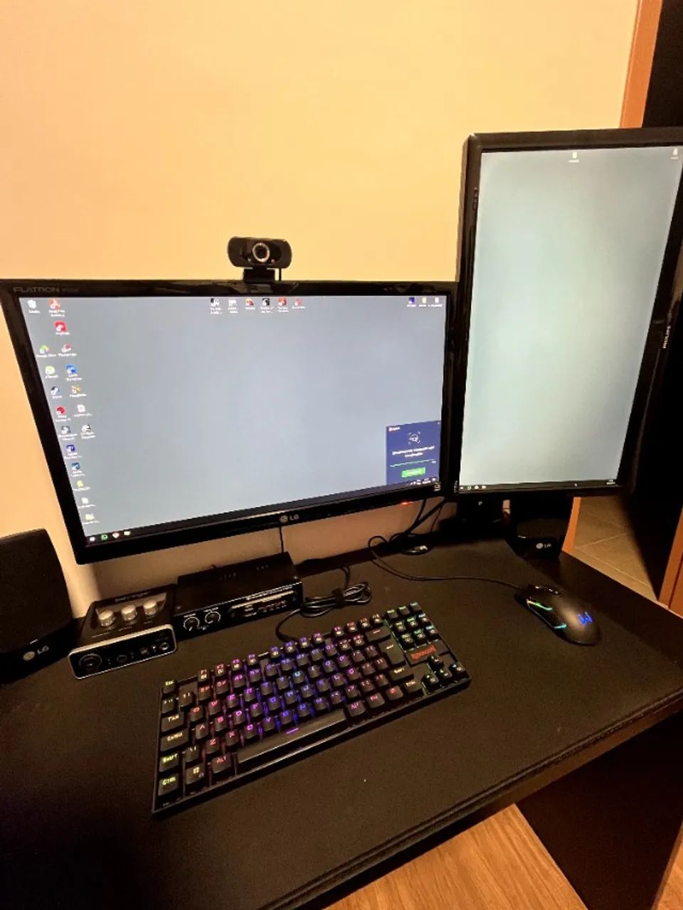 ? PC Gamer + Edição | Completo com 2 Monitores | Ótimo Desempenho! ? - Foto 4