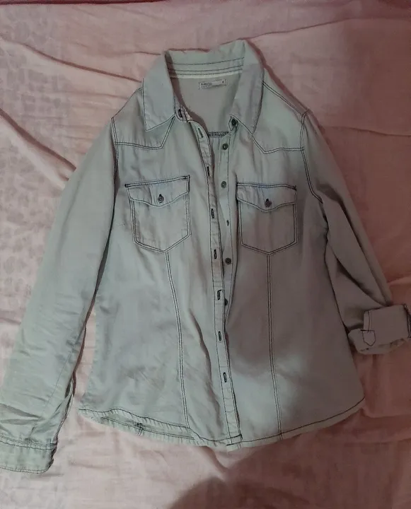 Casaco jeans claro