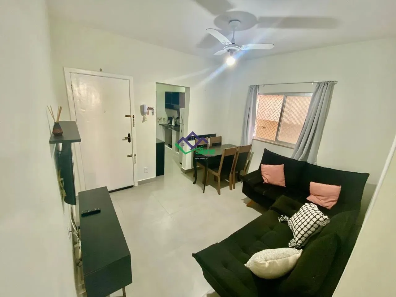Apartamento para Venda em Santos, Embaré, 1 dormitório, 1 banheiro, 1 vaga