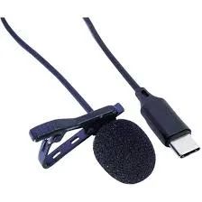 Microfone de lapela Tipo C para Celular PC Vídeo Conferência Youtube - Foto 4