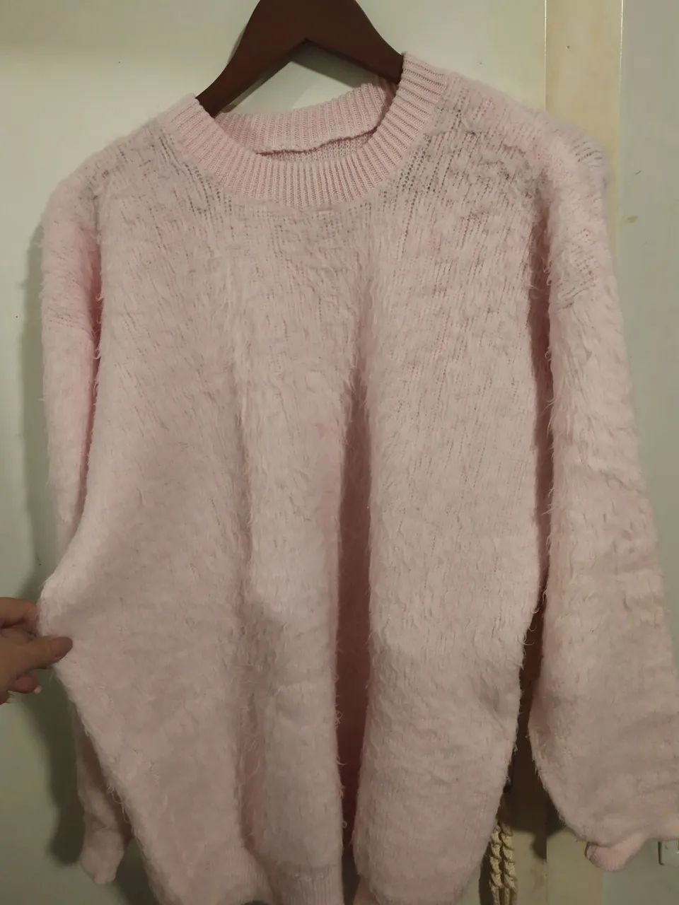 Blusa de lã rosa - Foto 2