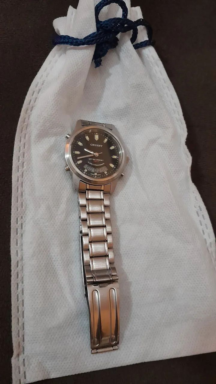 Relogio oriente original (a prova d'água 50 mts) - Foto 4