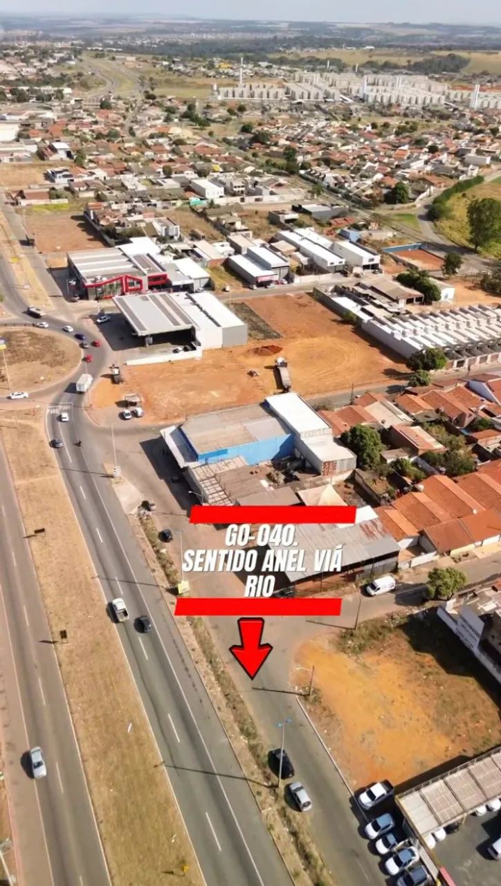 Área 2.133 m² | lateral para GO -040 | 6 lotes 