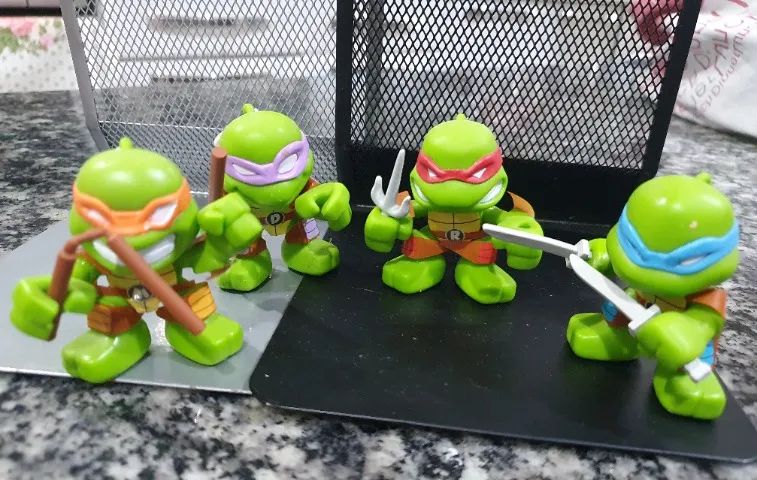 Coleção Toy Arts Tartarugas Ninjas completa bob's com 6