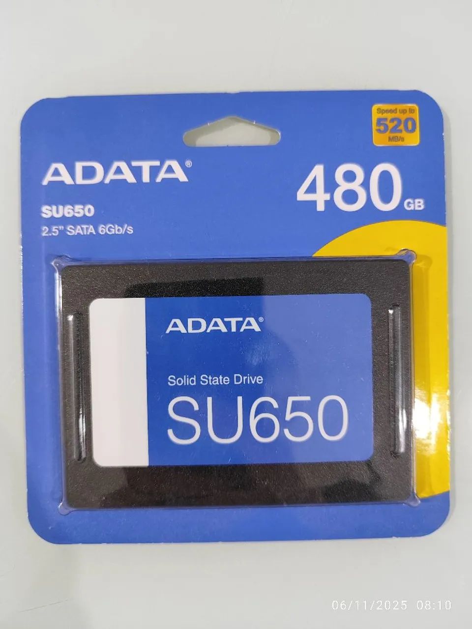 SSD Adata 480GB sata64312628991105120