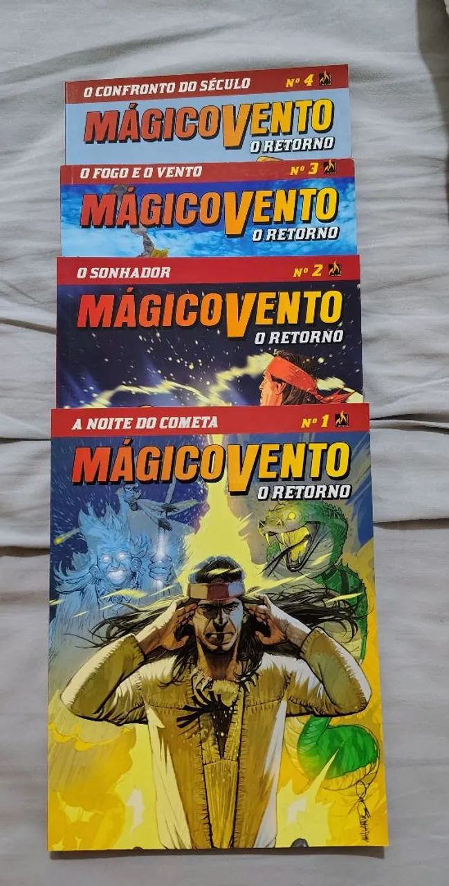 Gibis Mágico Vento, sequência 1-4,. praticamente novos