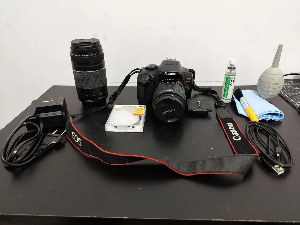 Kit câmera Canon t6 completa ótimo estado - Foto 3