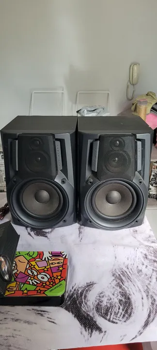 Par de Caixas Acústicas  JVC MODELO SP-D302