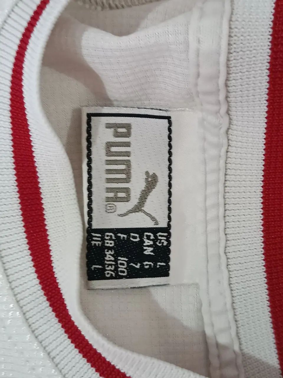 Camisa de Futebol da Copa da Itália 1990s Puma c757 - Foto 3
