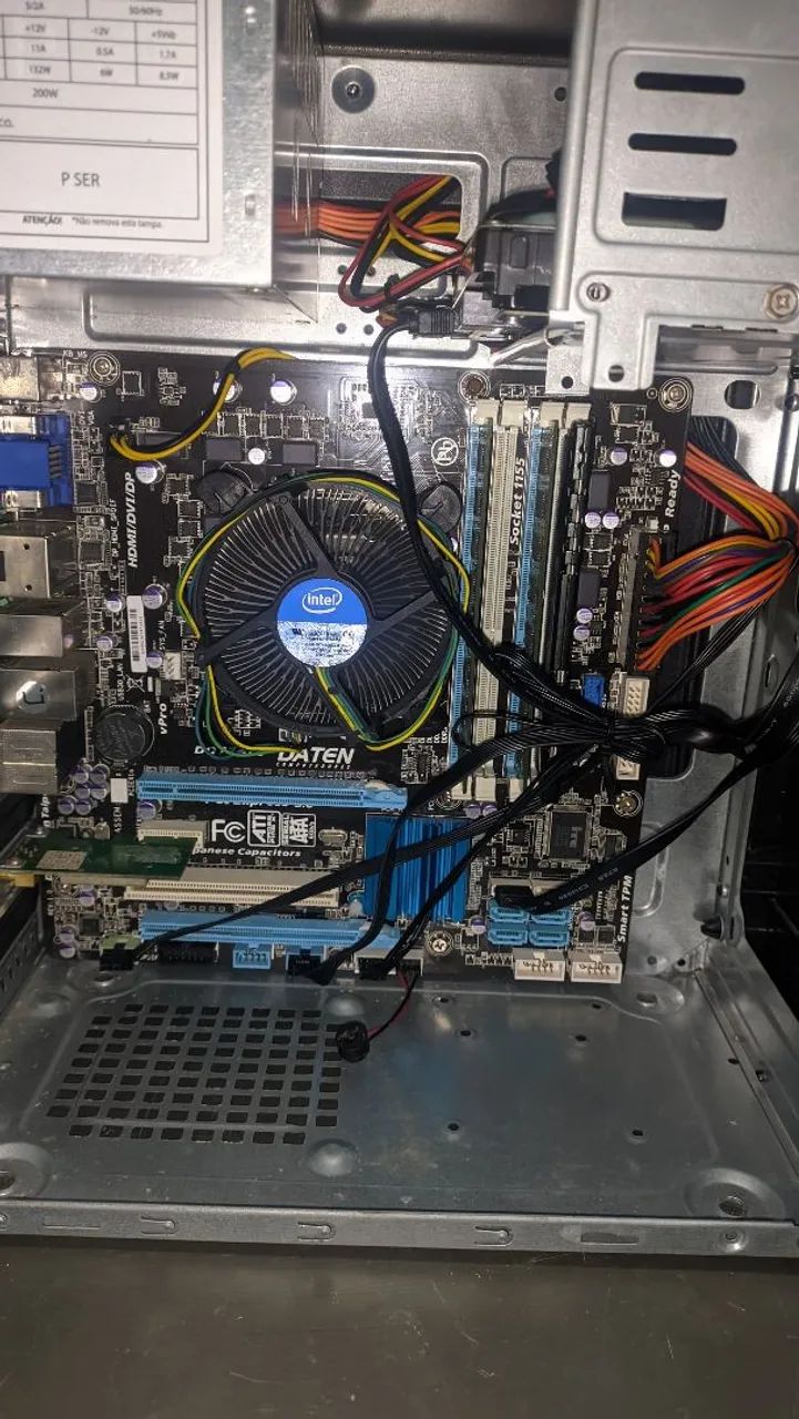 Pc completo i3 3470 8Gb Ram Ddr3 HD 500 monitor de 21p novo impecável  - Foto 4