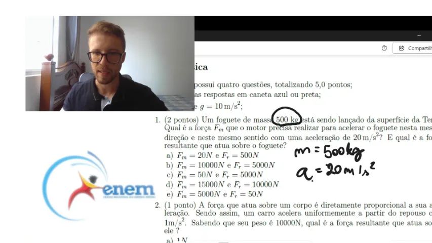Aulas de física e matemática online para o ENEM - Foto 3