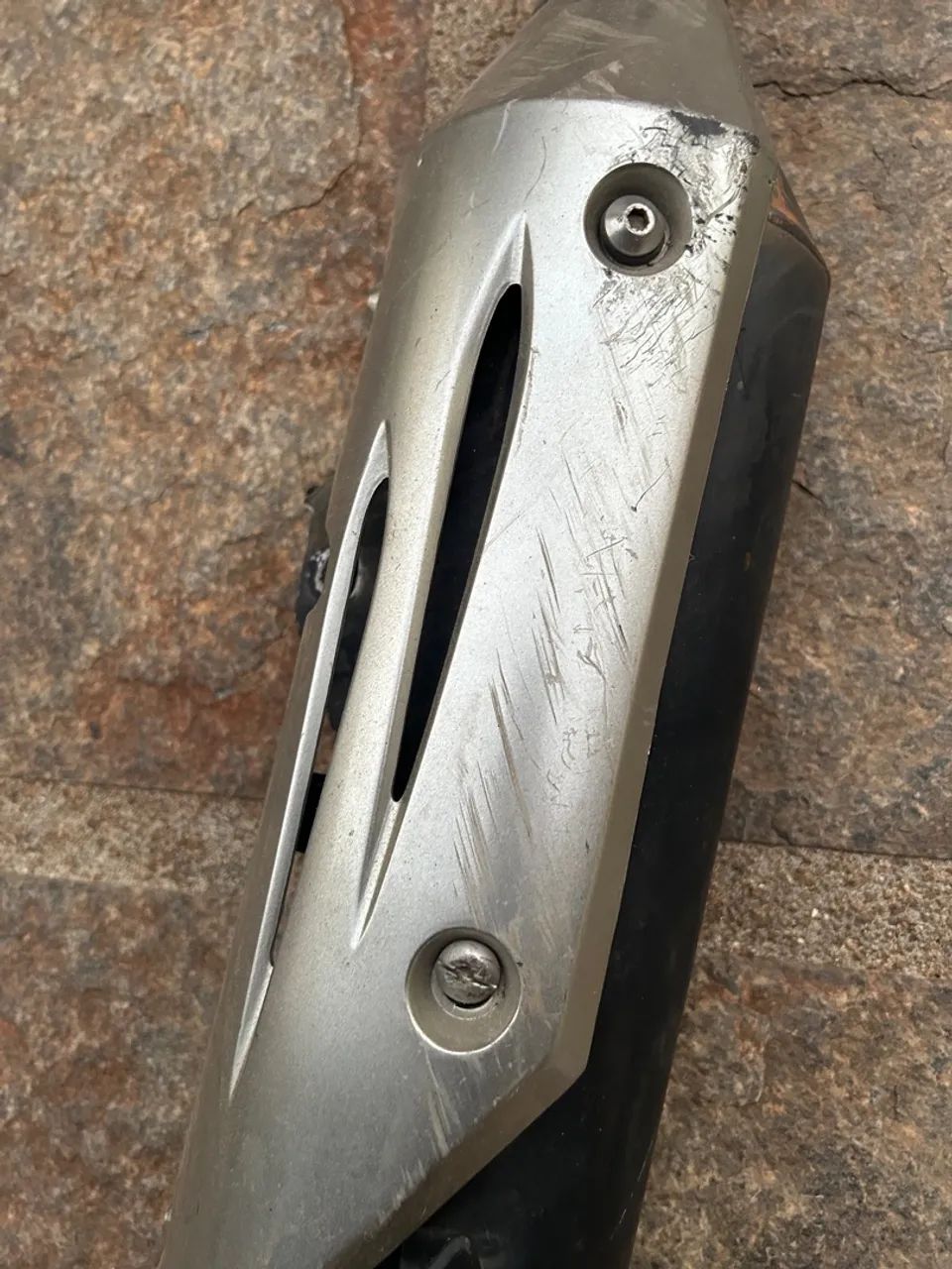 Escapamento original Yamaha Fazer 250 2011. - Foto 3