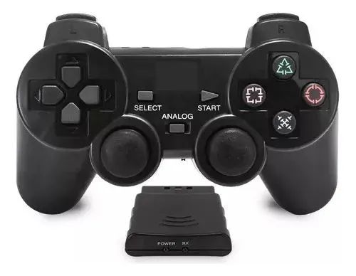 Controle Para Ps1 Ps2 Joystick Sem Fio Plug And Play - Foto 5