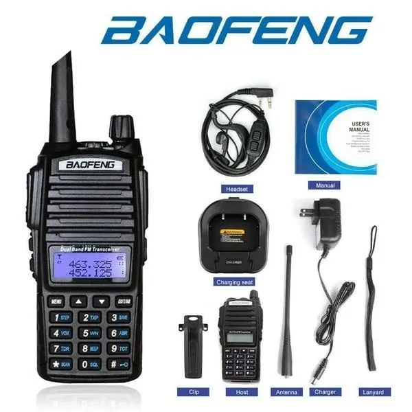Baofeng UV-82 - Rádio Comunicador Profissional de Alto Desempenho!