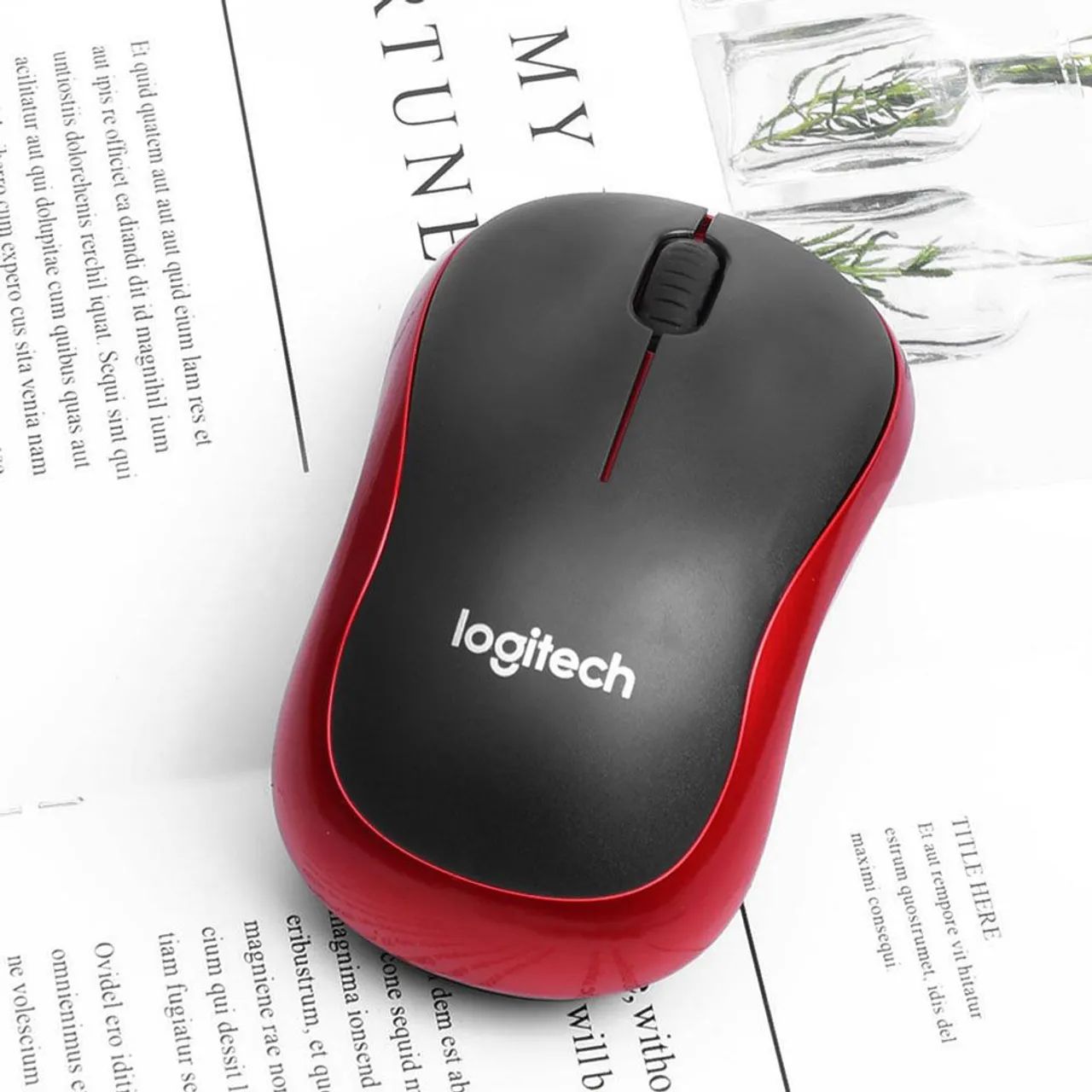 Mouse Logitech M185 - 1000DPI 3 Botões - Novo - Foto 2
