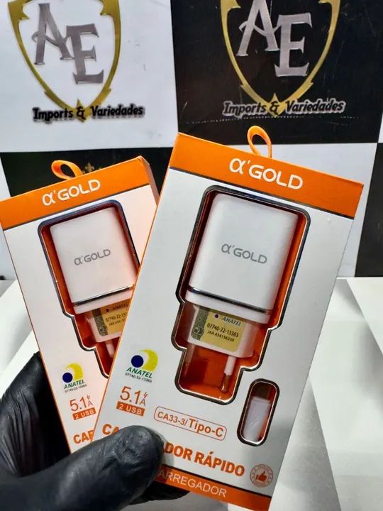 Carregador 30W Gold - Kit Completo - Foto 3