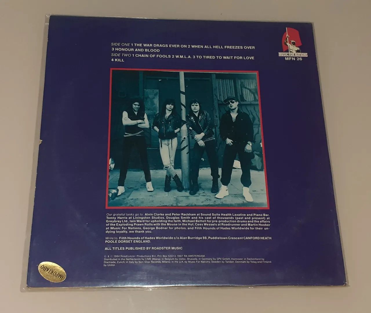 Vinil Tank - Honour & Blood - Foto 2