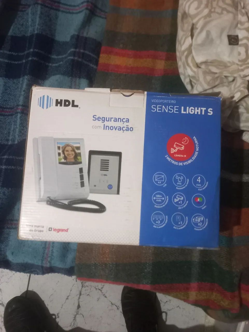 Interfone Videoporteiro HDL Sense Light S