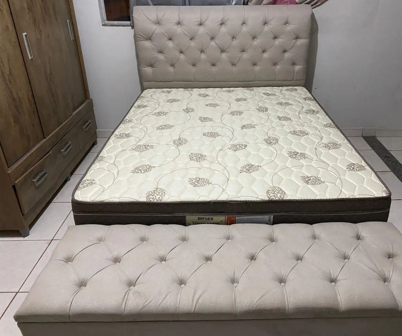 Cama Box Casal Completa - Conforto e Elegância